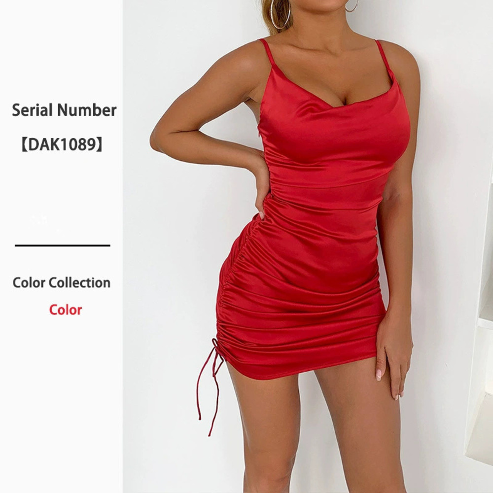 Sexy Summer Strap Backless Bodycon Mini Dress Party